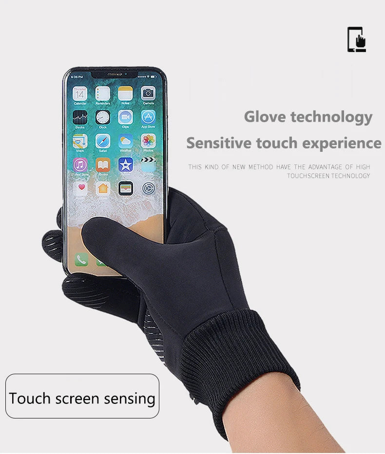 Gants thermiques coordonnants pour hommes et femmes, écran tactile, l'hypothèse chaude, course à pied, cyclisme, moto, randonnée, ski, conduite, travail, hiver