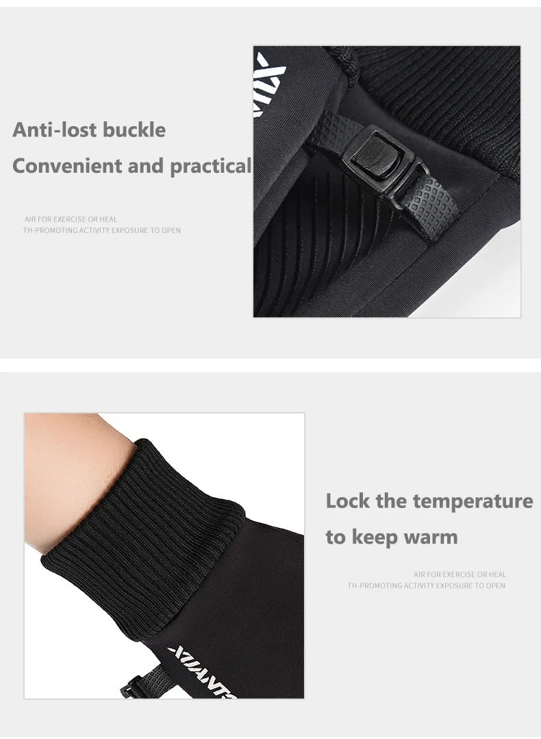 Gants thermiques coordonnants pour hommes et femmes, écran tactile, l'hypothèse chaude, course à pied, cyclisme, moto, randonnée, ski, conduite, travail, hiver
