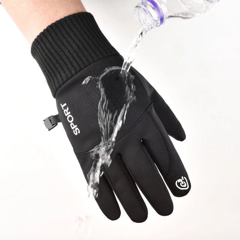 Gants thermiques coordonnants pour hommes et femmes, écran tactile, l'hypothèse chaude, course à pied, cyclisme, moto, randonnée, ski, conduite, travail, hiver